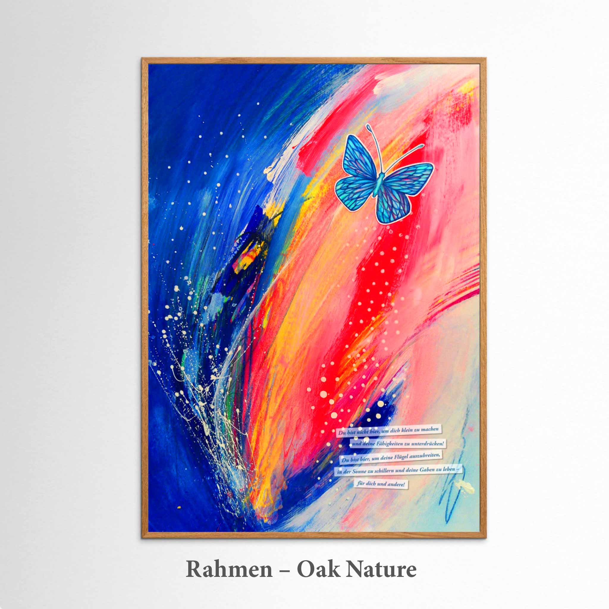 Artwork "Du bist hier, um in der Sonne zu schillern"