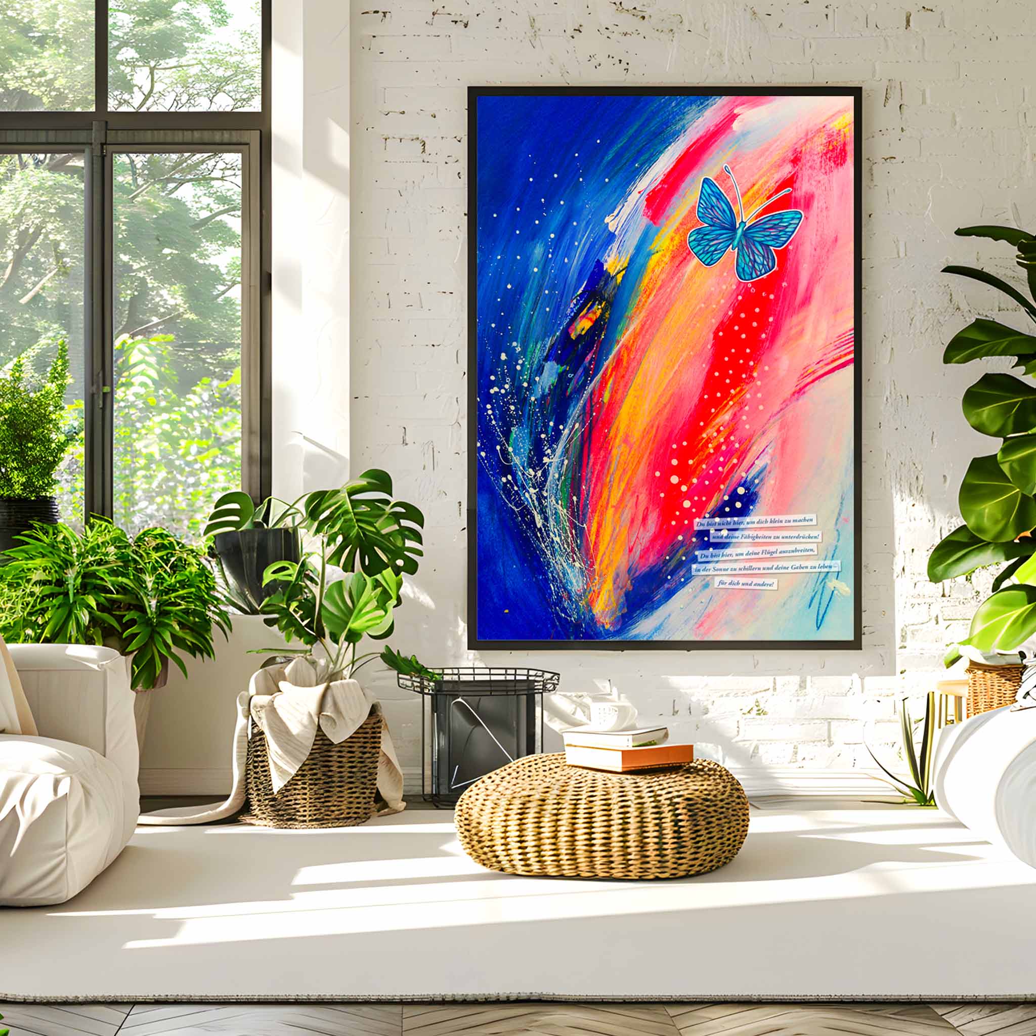 Artwork "Du bist hier, um in der Sonne zu schillern"