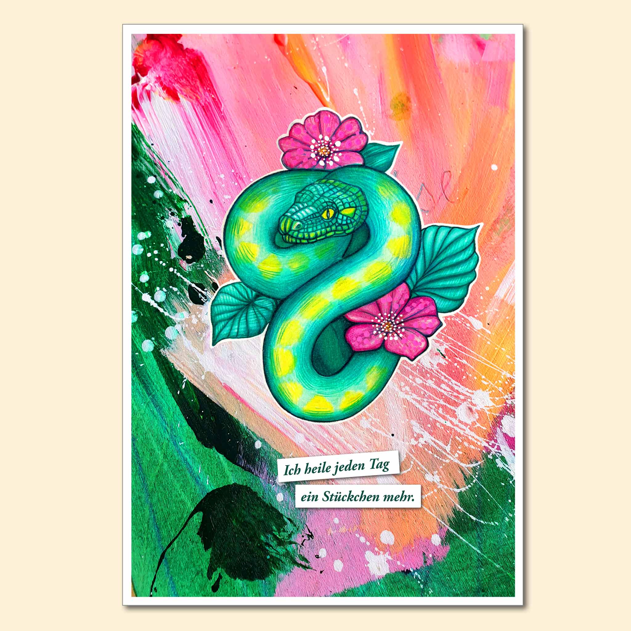 Fine Art Print „Ich heile jeden Tag ein Stückchen mehr“