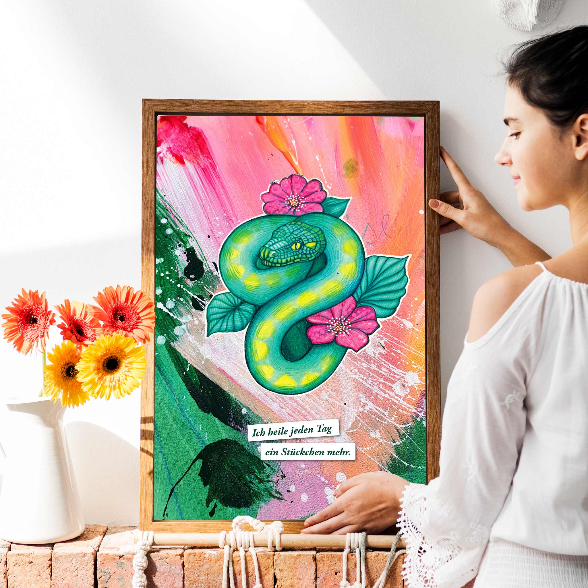 Fine Art Print „Ich heile jeden Tag ein Stückchen mehr“