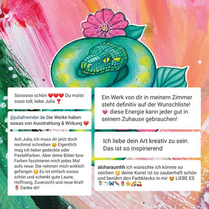 Fine Art Print „Ich heile jeden Tag ein Stückchen mehr“